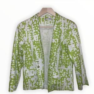 EUC Erin London Abstract Print Blazer Jacket